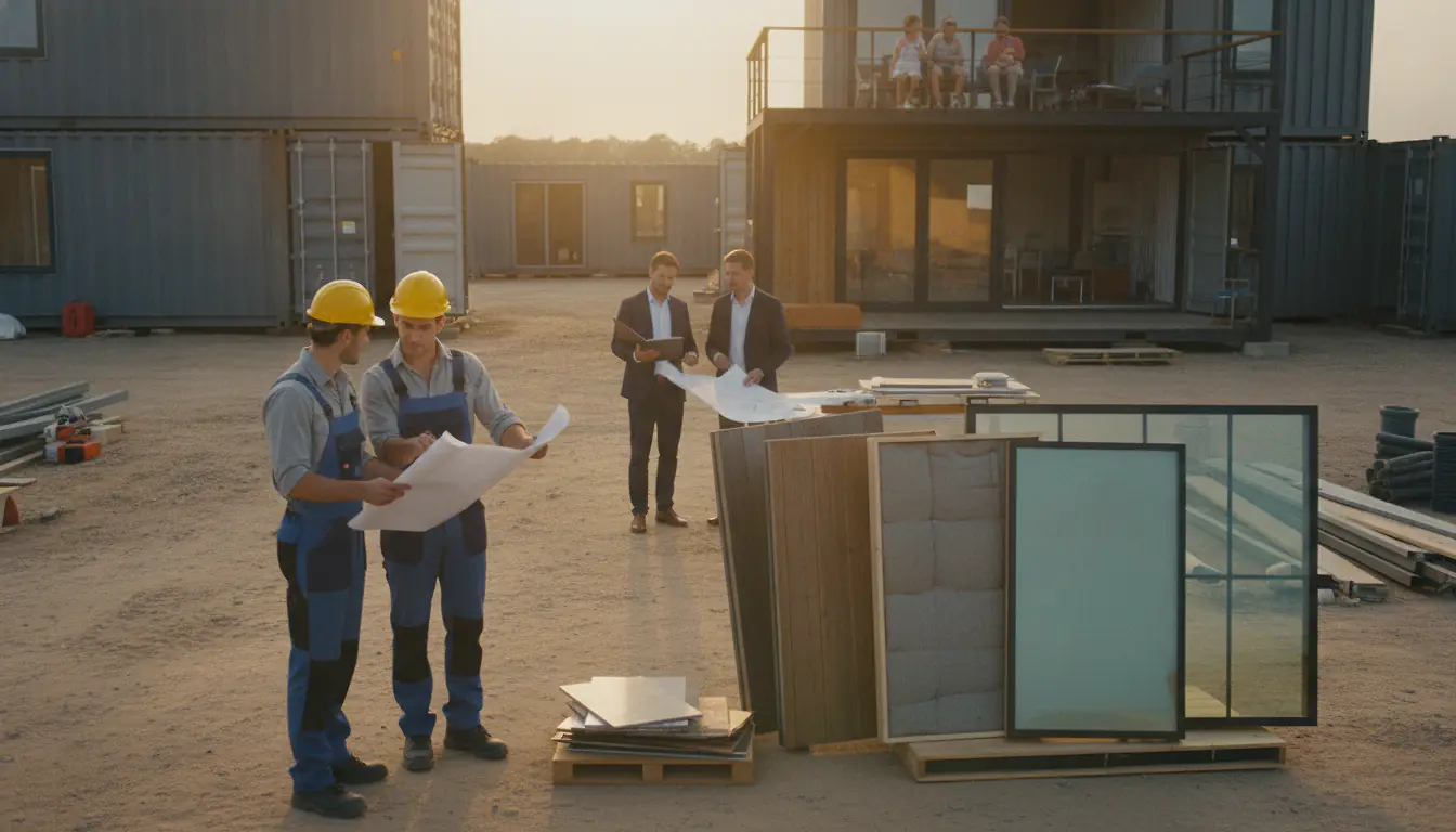 3 budgets maison container pour 60 m² (HT et TTC)