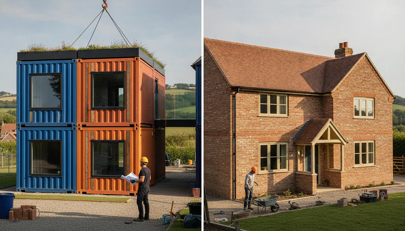 Maison container vs extension traditionnelle